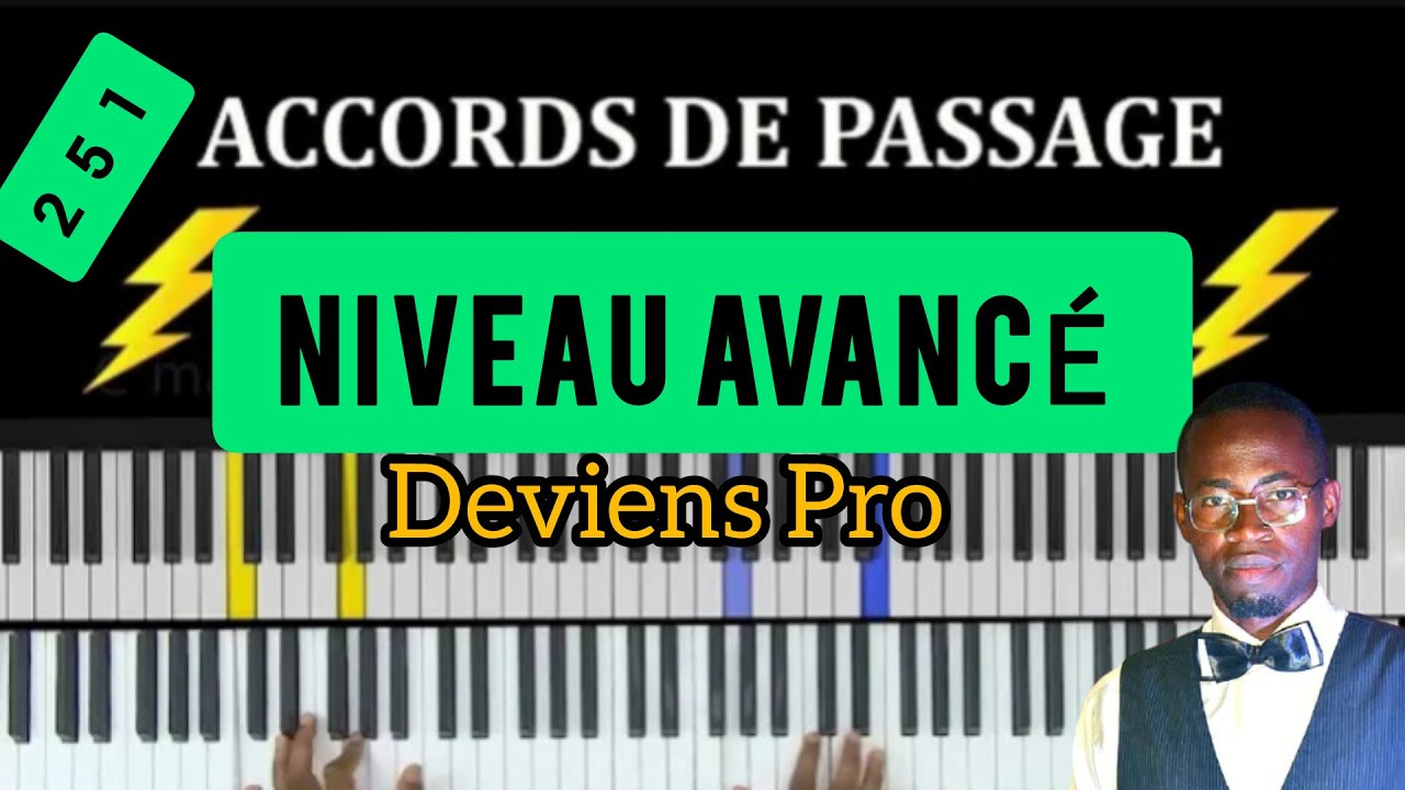 🔥 PROGRESSION GOSPEL 251 AU PIANO 🔥 piano gospel