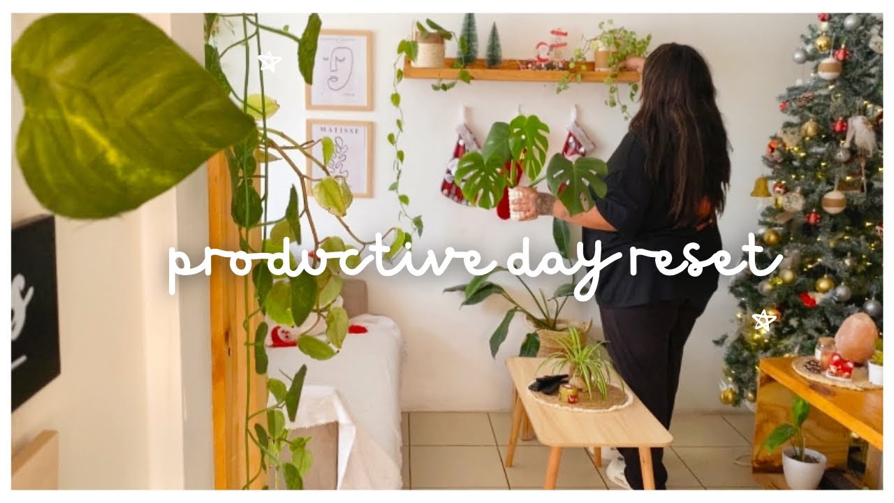 reset fin de año🧹papas duquesas caseras🥔limpieza de hogar🧼 día productivo en mi vida🌲