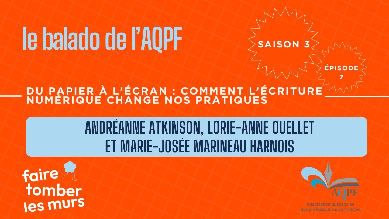 Épisode 7 - Du papier à l’écran Comment l’écriture numérique change nos pratiques