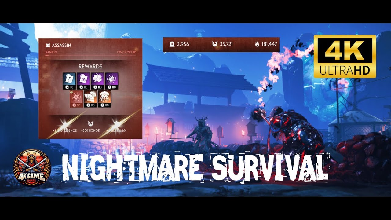 Ghost of Tsushima Legends 4K 60FPS  | Nightmare Survival Assassin