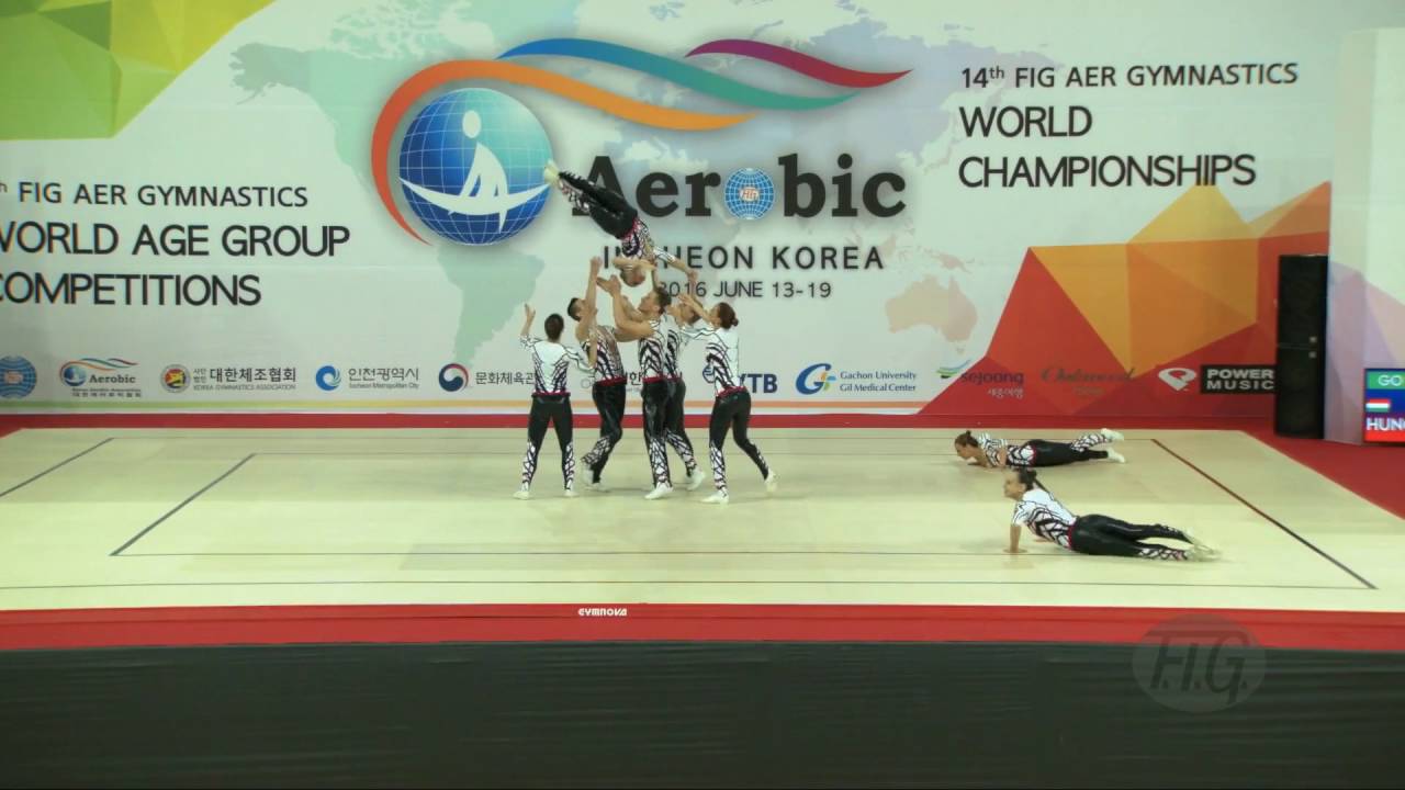 Hungary  (HUN) - 2016 Aerobic Worlds, Incheon (KOR) - Qualifications Dance