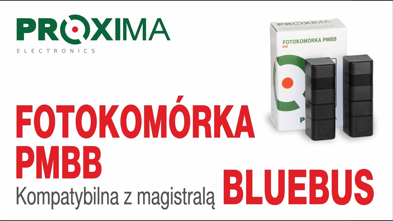 Fotokomórka PMBB kompatybilna z magistralą BLUEBUS