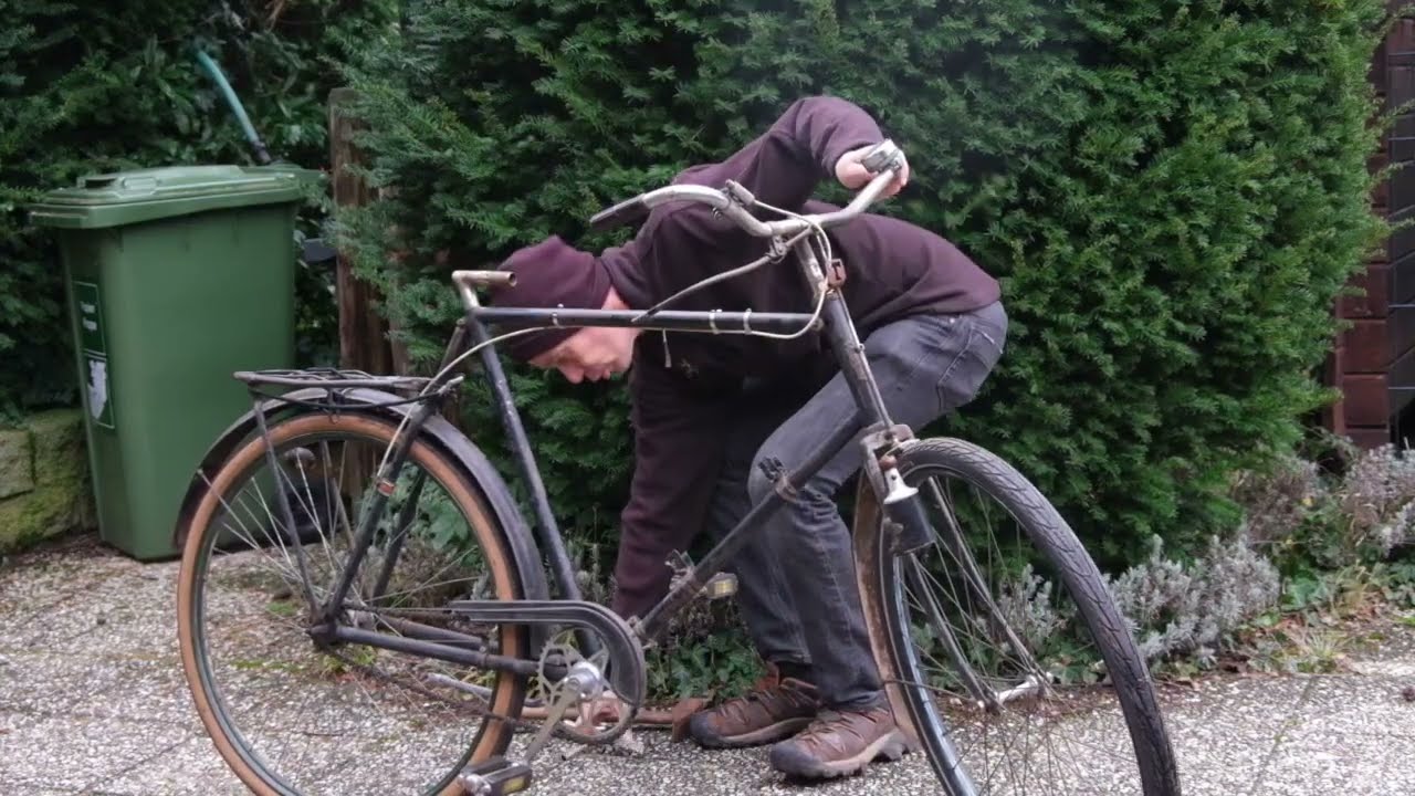 Ich versetze ein Triumph Herrenrad, Baujahr 1925  wieder in den Originalzustand. Teil 1