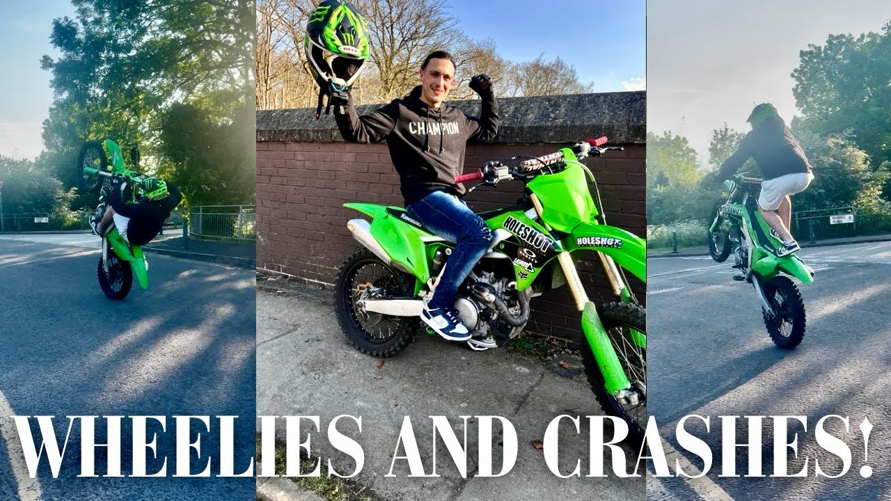 WHEELIES! CRASHES! AND FUN! GOODBYE KX450 COMPILATION… 