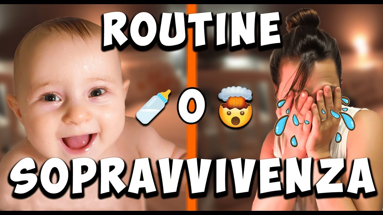 ROUTINE SERALE con un neonato... altro che relax! 😅​🍼​