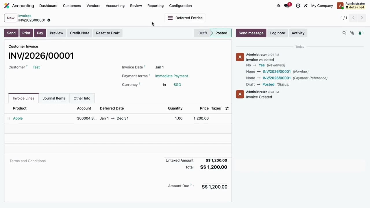 How to Manage Deferred Revenue in Odoo || Step-by-Step Guide