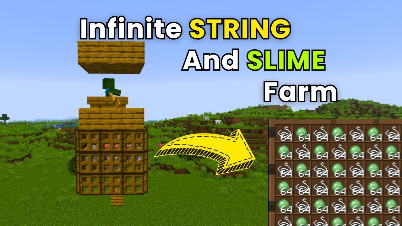 EASY Slime & String Farm in Minecraft 1.21.10