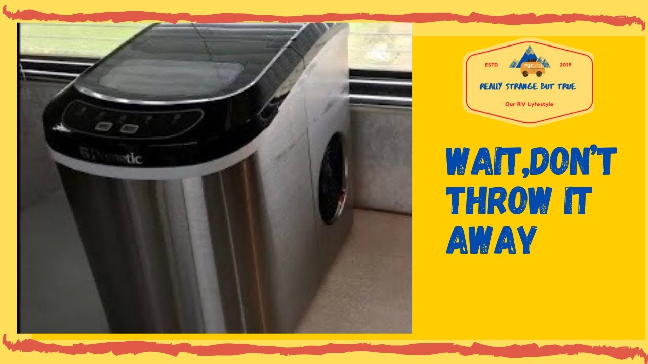 Portable ice maker not working, watch this before throwing it away