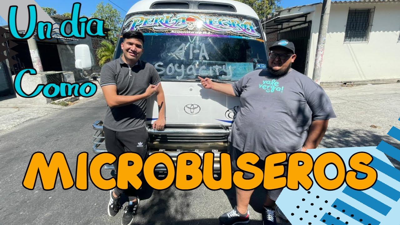 Un día siendo MICROBUSEROS Salvadoreños 🚎 😂