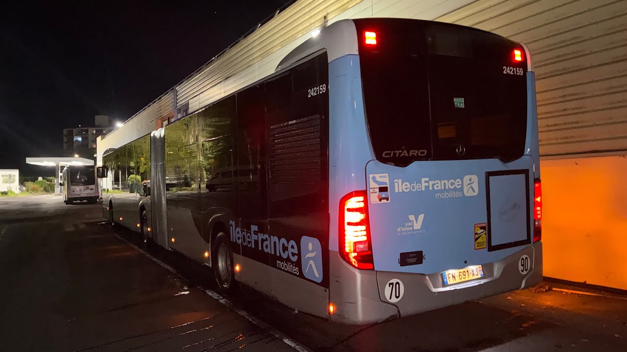 Francilité Val Parisis | Mercedes Benz Citaro C2 G Euro 6 ZF N°242159 | Full Kickdown