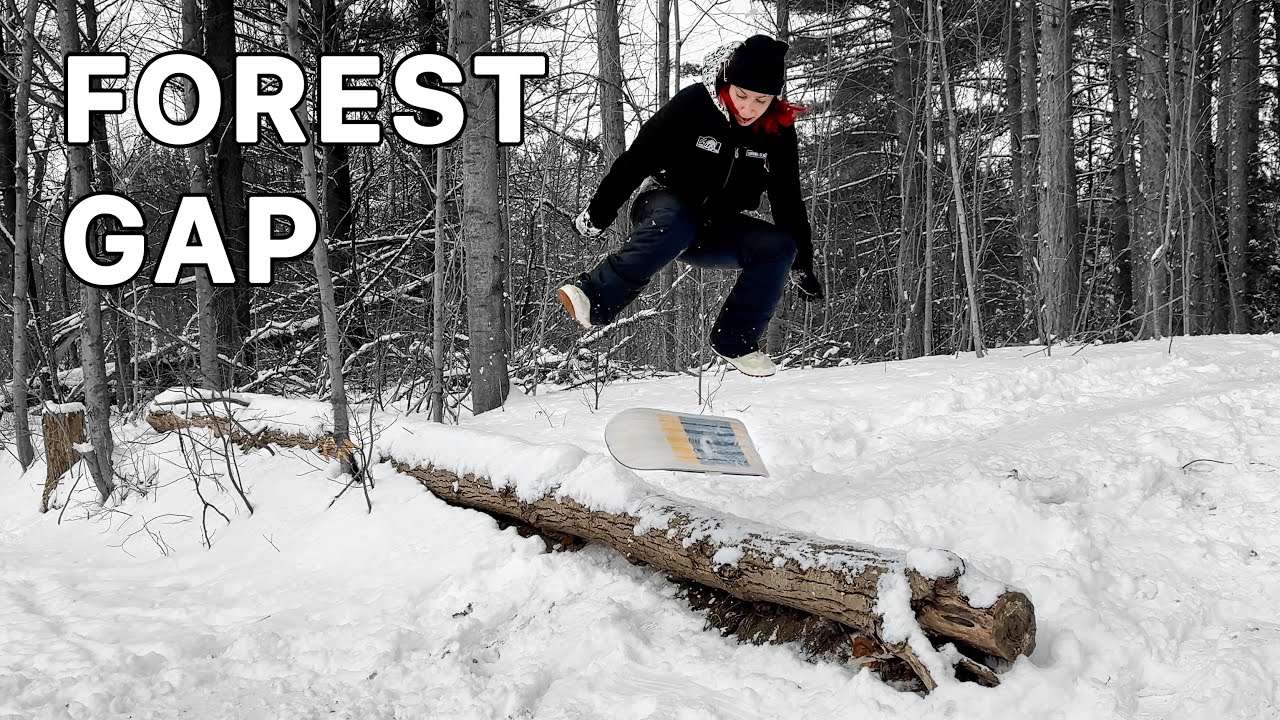 Snowskating in the Forest!...again