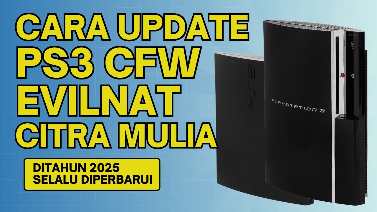 CARA Update PS3 CFW 4.92 MUDAH & CEPAT‼️