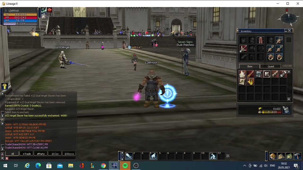 L2 elite Woot +20 to +26