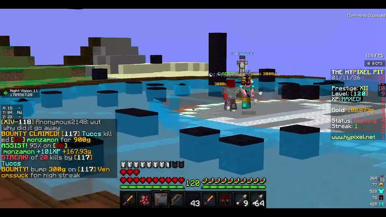 hypixel pit Hunting is hard