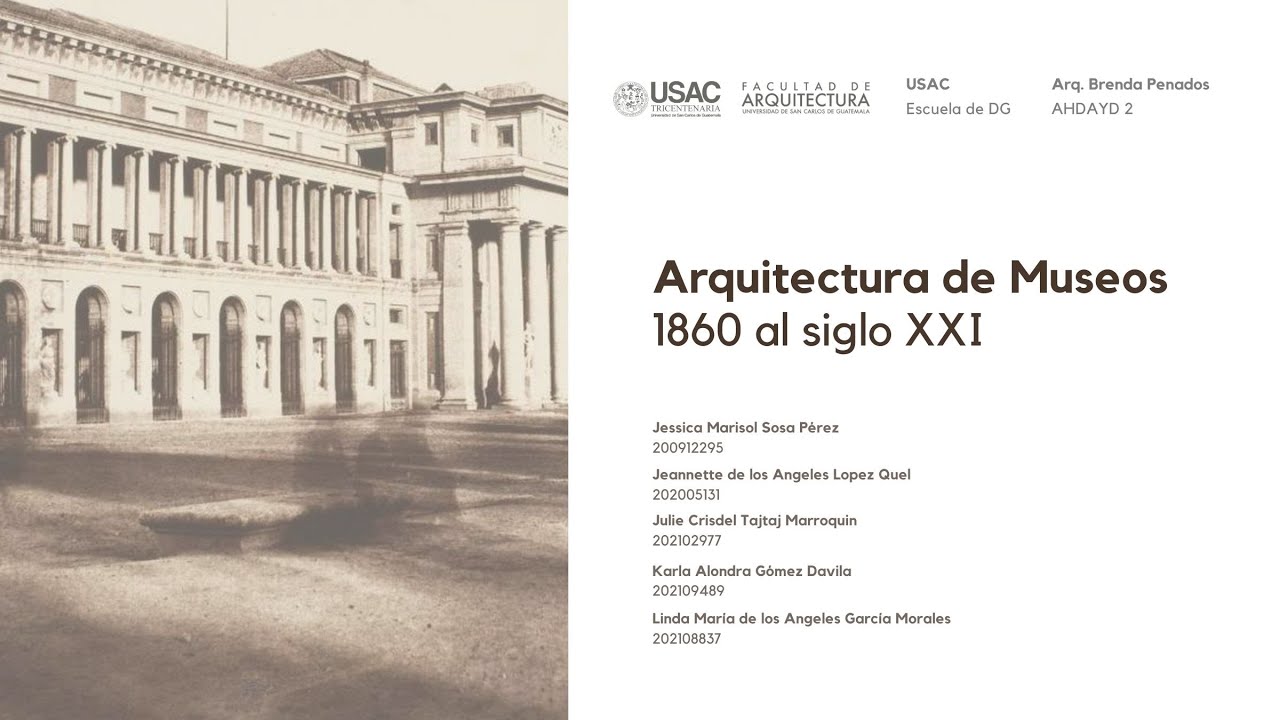 Arquitectura de Museos 1860 al siglo XXI