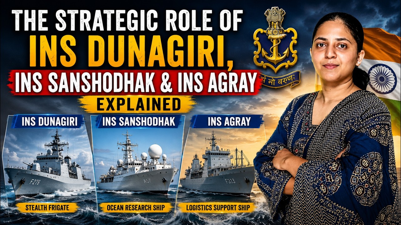 INS Dunagiri, INS Sanshodhak & INS Agray | Strategic Importance Explained