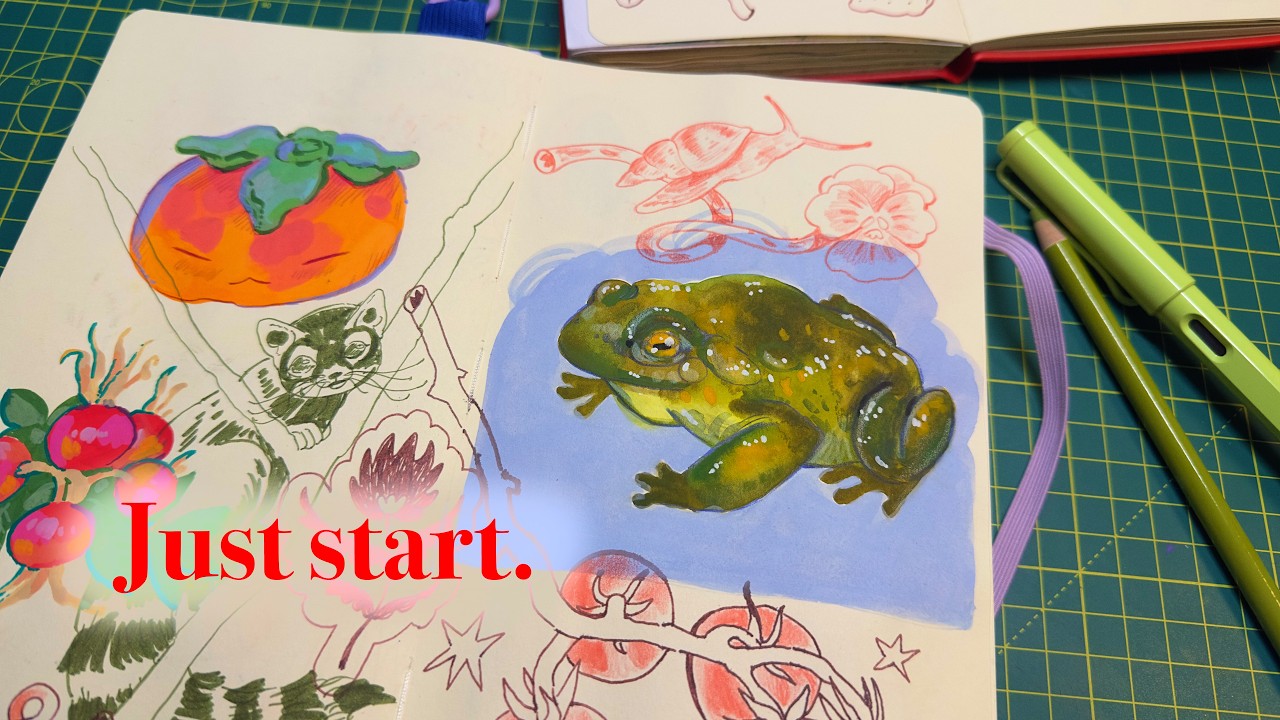 Время для скетчбука ★ Как я генерирую идеи для зарисовок