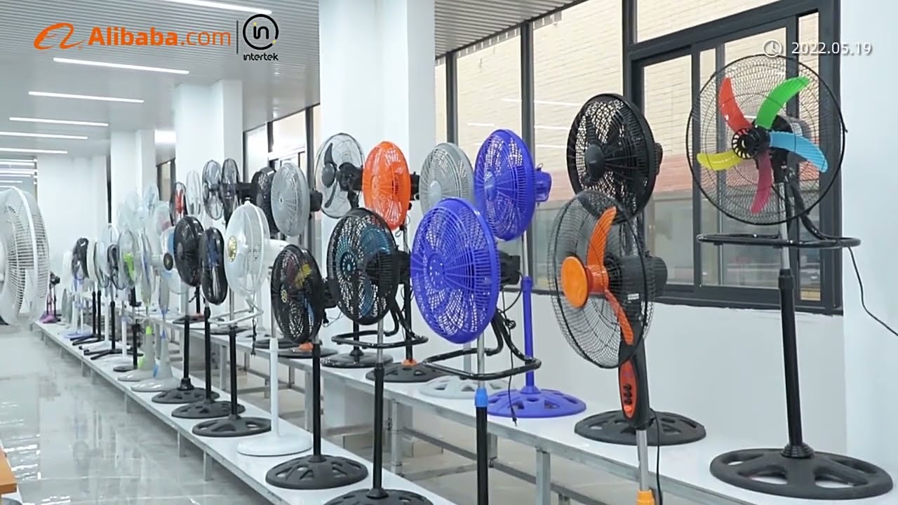 Mass Production of Stand Fans in a Chinese Factory!