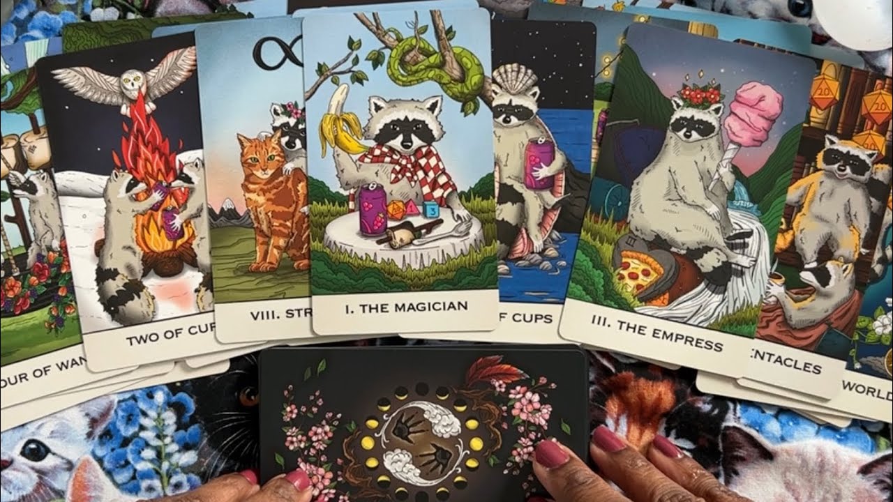 Trash Panda Tarot 2nd Edition (Borderless Edition)| 📦A Kickstarter Unboxing & First Impressions