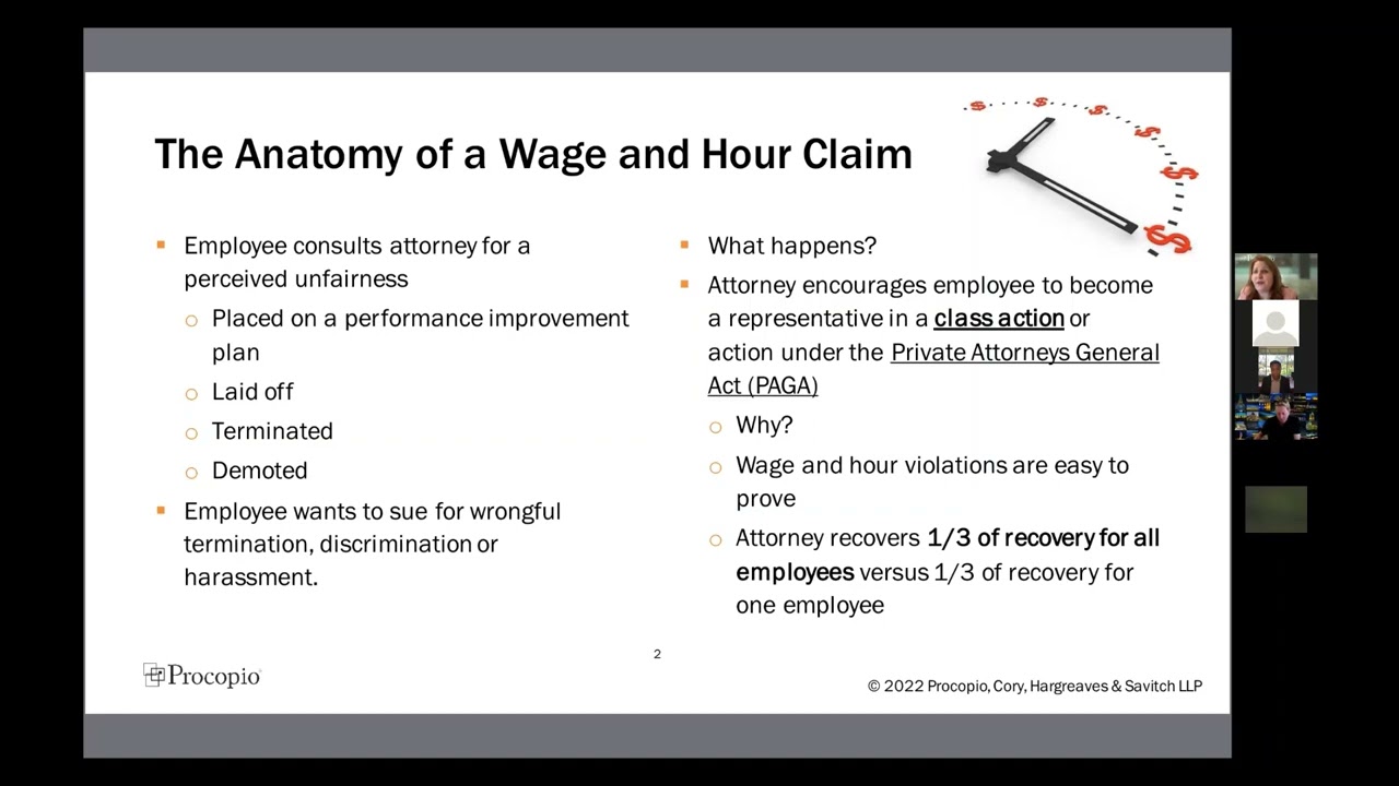 Wage and Hour Lessons