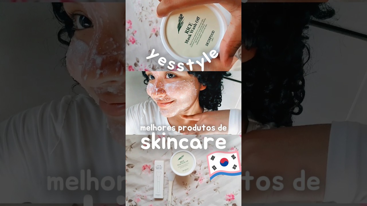 SKINCARE COREANA: A MELHOR 🇰🇷🌸#YesStyle #YesStyleInfluencers #YesStyleReview #SKINFOODxYesstyle