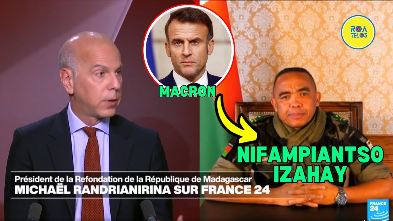 KOLONELY MICHAEL NIVAHINY TAO AMIN'NY FRANCE 24