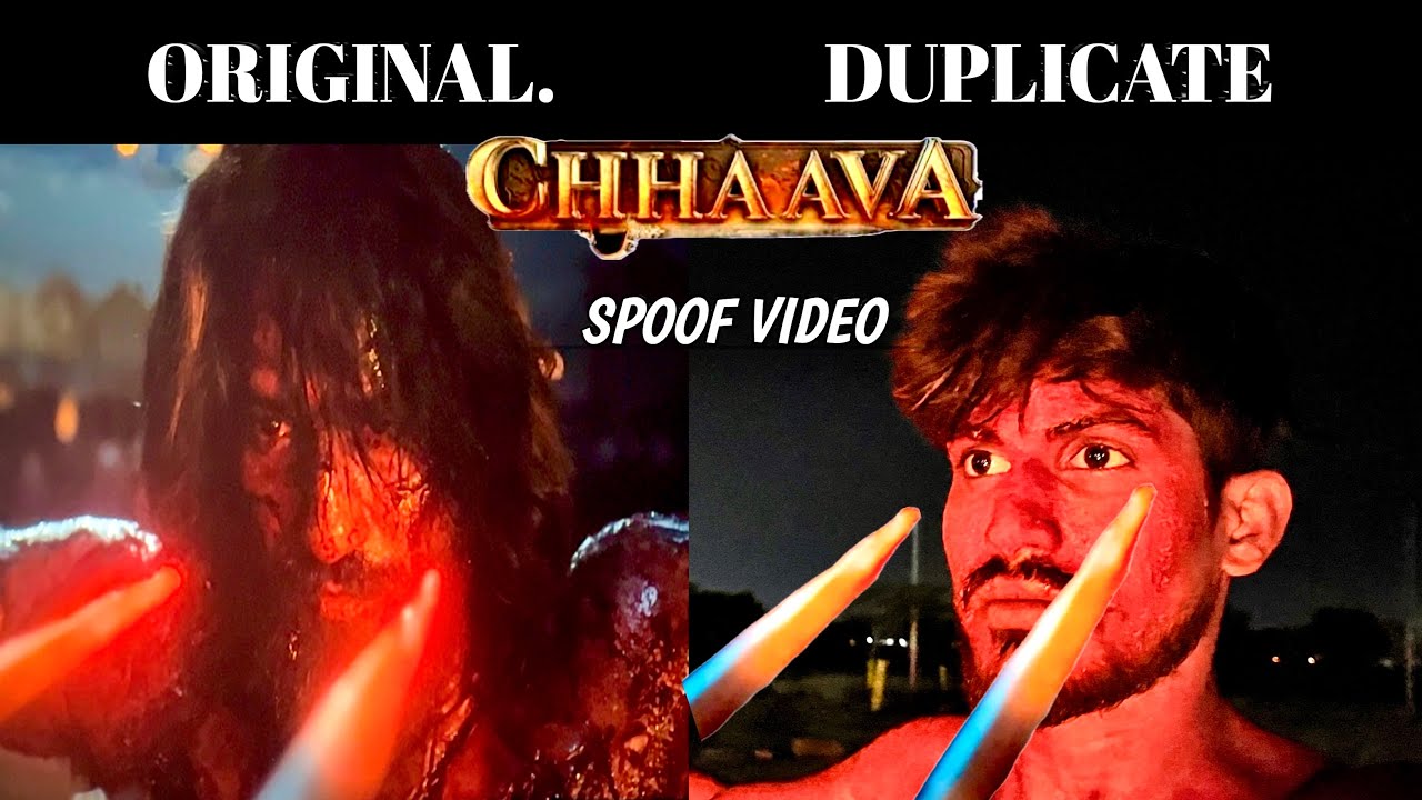 Chhaava spoof video | आँखों में डाले जलते अंगारे | Vicky Kaushal | RashmikaM | Akshaye K | Team06Act