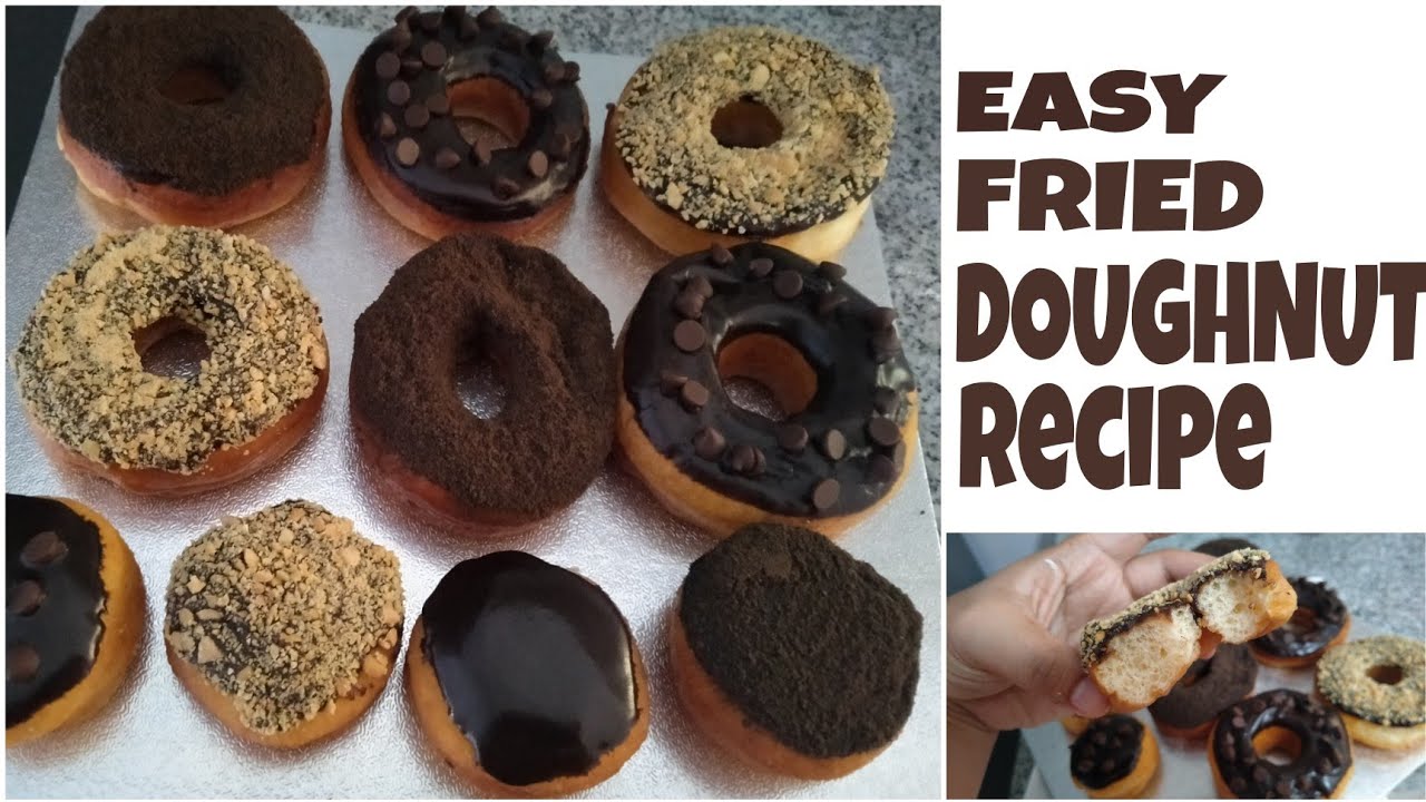 EASY FRIED DONUT | VANILLA GLAZE RECIPE