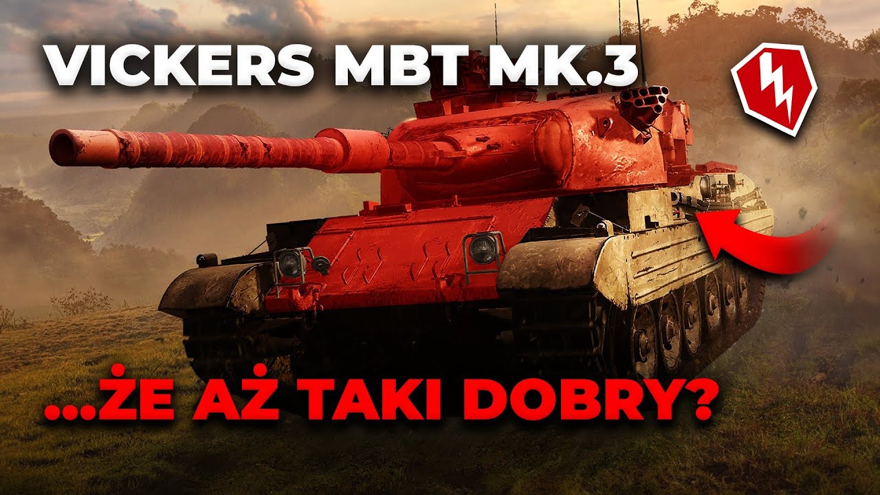 Nowy NIE-OP med - Vickers MBT Mk.3 - recenzja #wotblitz #worldoftanksblitz