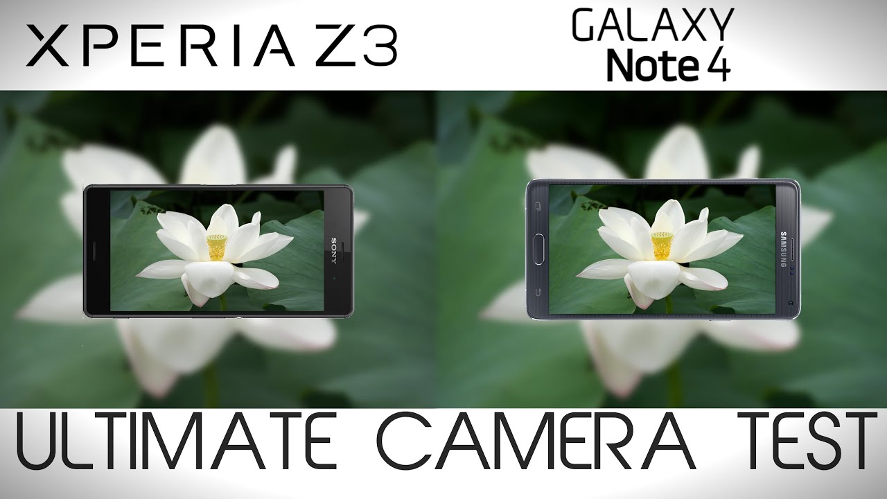 Xperia Z3 vs Galaxy Note 4 - Camera Comparison Test