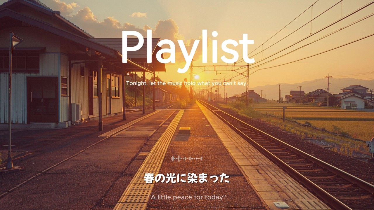 𝐏𝐥𝐚𝐲𝐥𝐢𝐬𝐭 오늘 하루를 다정하게 마무리하는 J-POP 🌙 감성 가득 제이팝 플레이리스트🤍