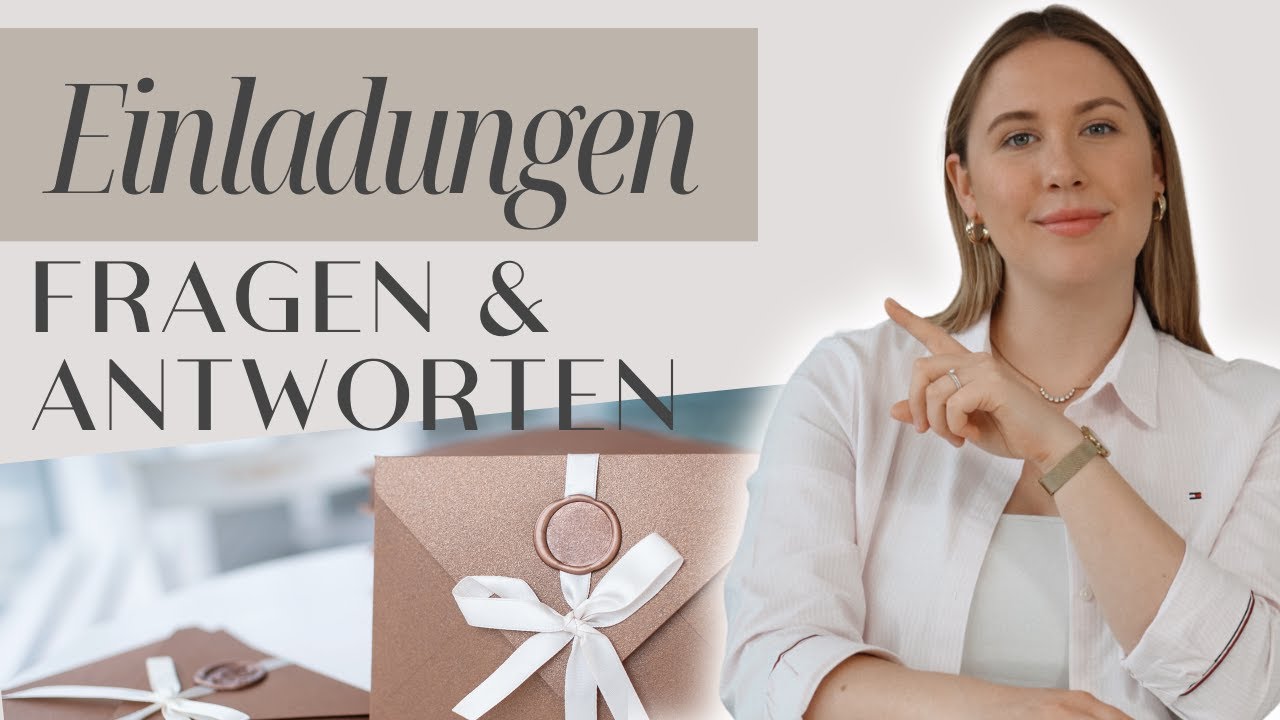 Hochzeit Einladung: Eure Fragen - Meine Antworten | Carina Maikranz