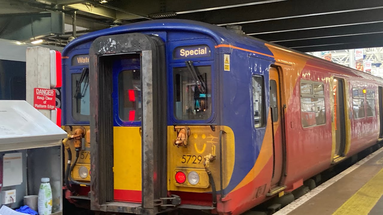 South Western Railway Class 455 Farewell tour journey London Waterloo to Chesssington South