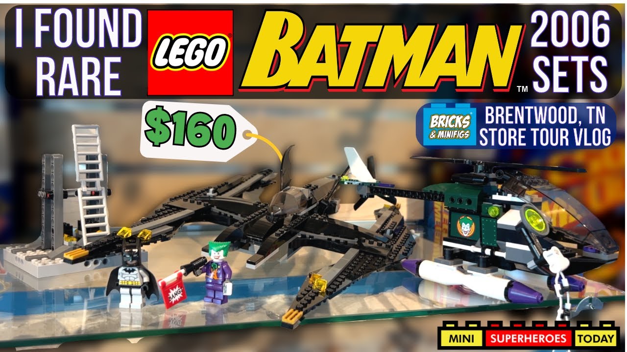 I Found RARE 2006 LEGO Batman Sets at Bricks and Minifigs Brentwood TN