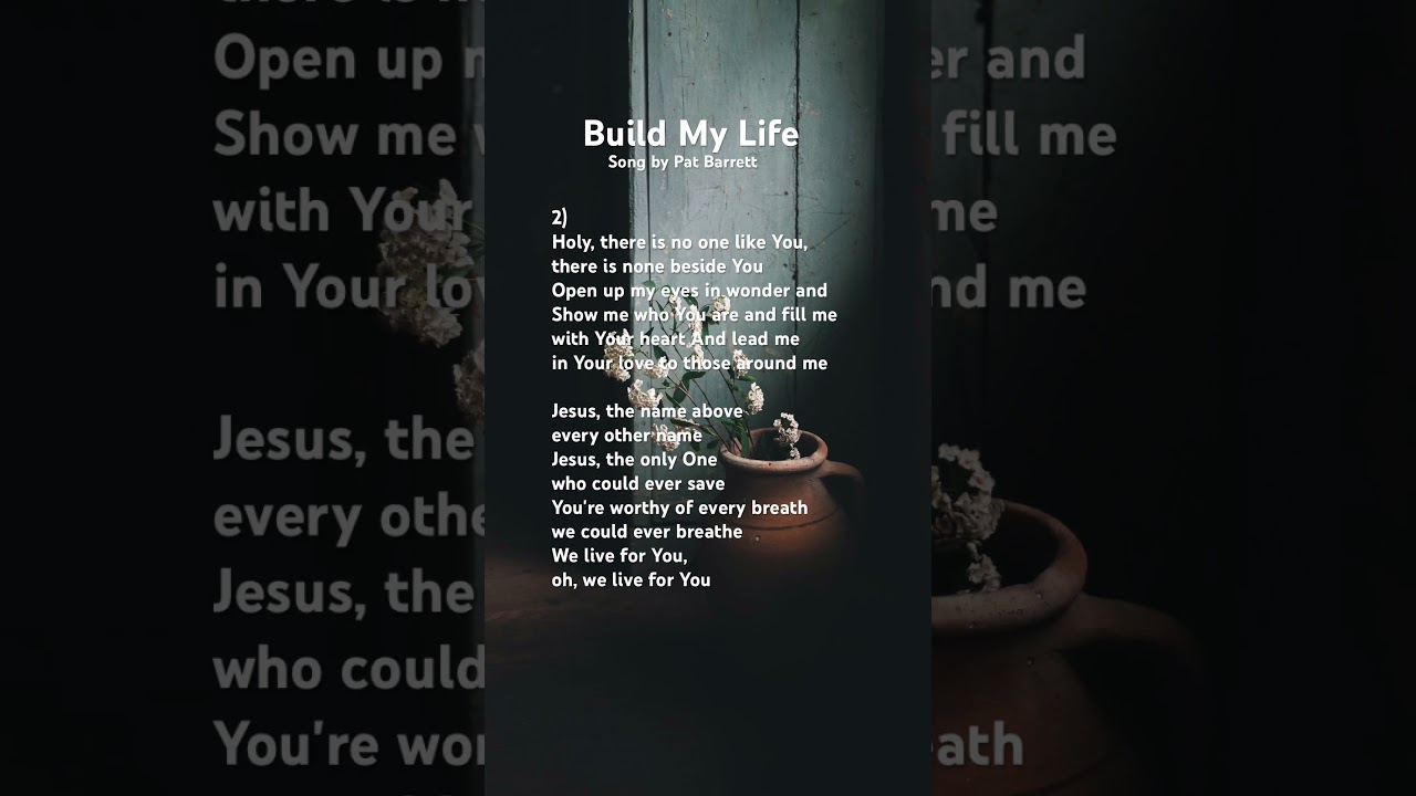 🎧Build My Life-2 by Pat Barrett 