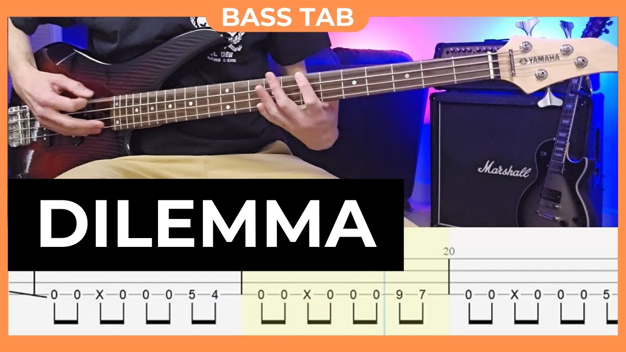 GREEN DAY - Dilemma - Bass Cover with Bass Tabs