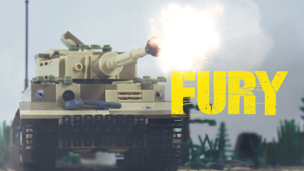Lego World War 2: The Fury vs Tiger Tank Battle