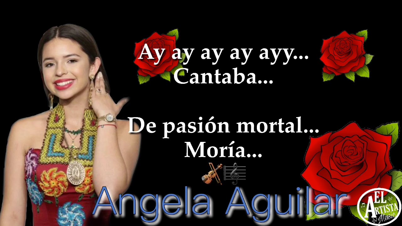 Cucurrucucu (letra) Ángela Aguilar VIDEO LIRIC