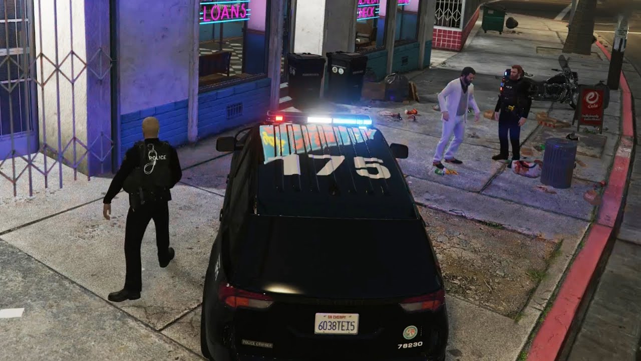 Mr. K Yoinks Cassidy's Cop Car in Front of the Cops During Their Cash Exchange Job | Nopixel 4.0