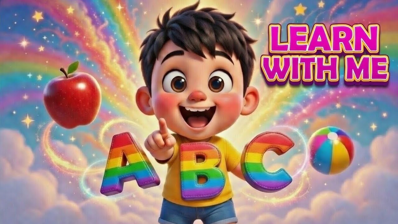 ABC Song for Kids 🎶 | A to Z Alphabet Song | Learn ABCD Easy & Fun | Nursery Rhymes 🌈✨️