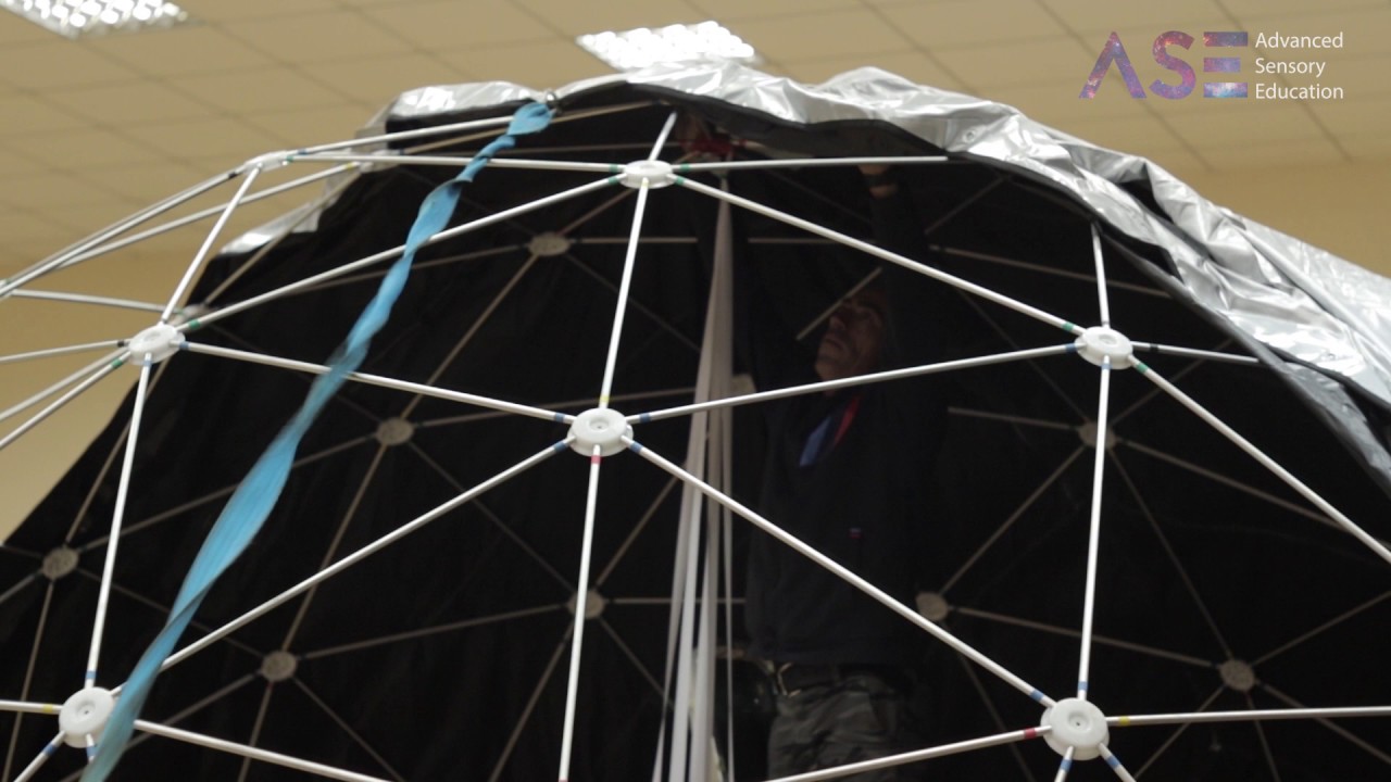 ASE geodesic immersive projection dome
