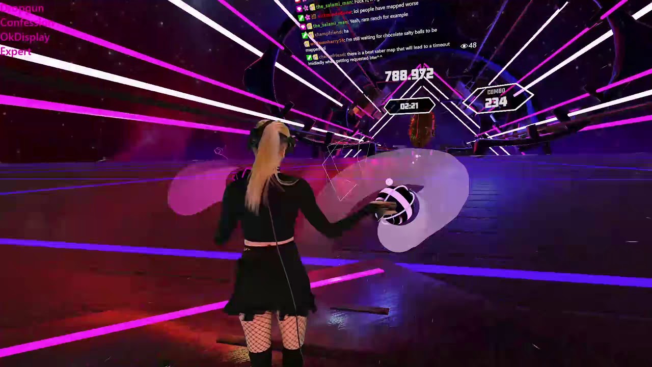 Dropgun - Confession | Synth Riders Expert | Mixed Reality Gameplay | Twitch