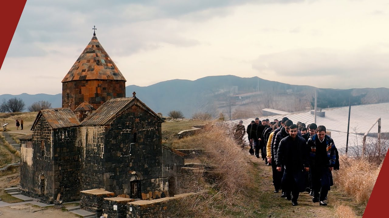 Young men training to be Armenian priests
