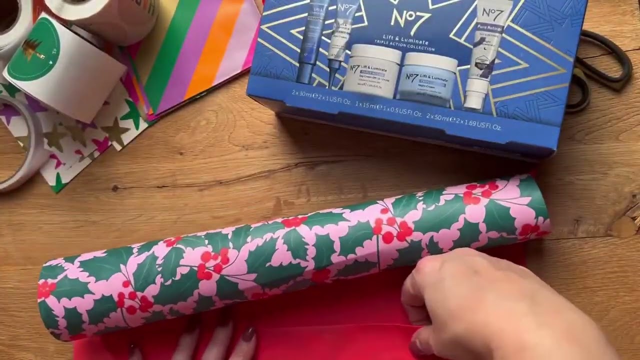 Inpakken van een rechthoekig cadeau