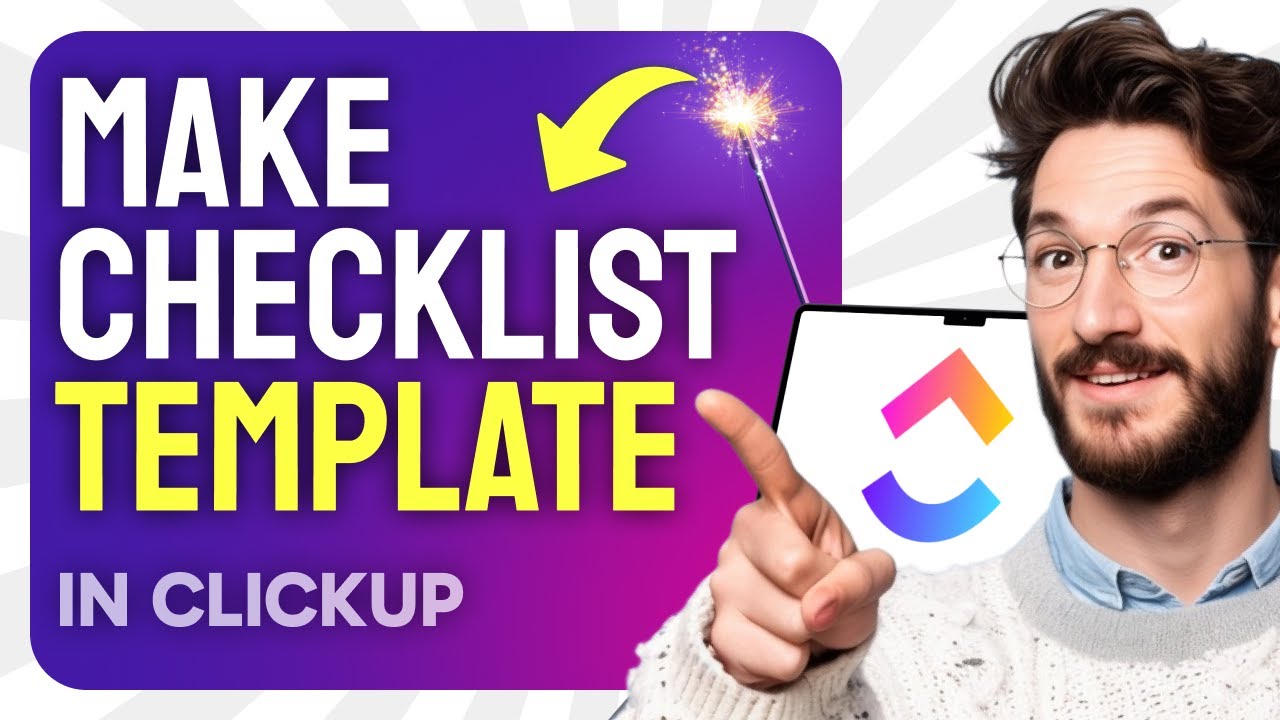 How to CREATE a Checklist Template in ClickUp (Step by Step)