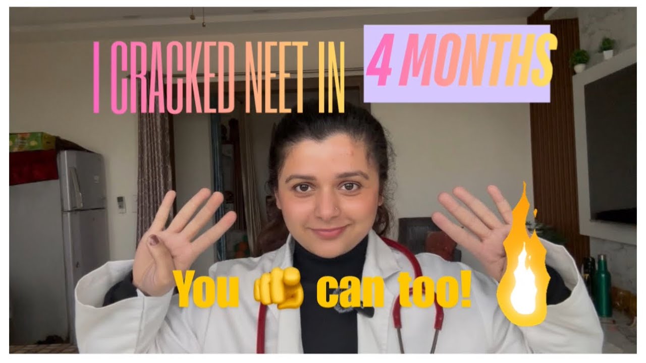 I cracked NEET in 4 months. You can too! #neet #neet2026 #neetmotivation #doctor #mbbs 