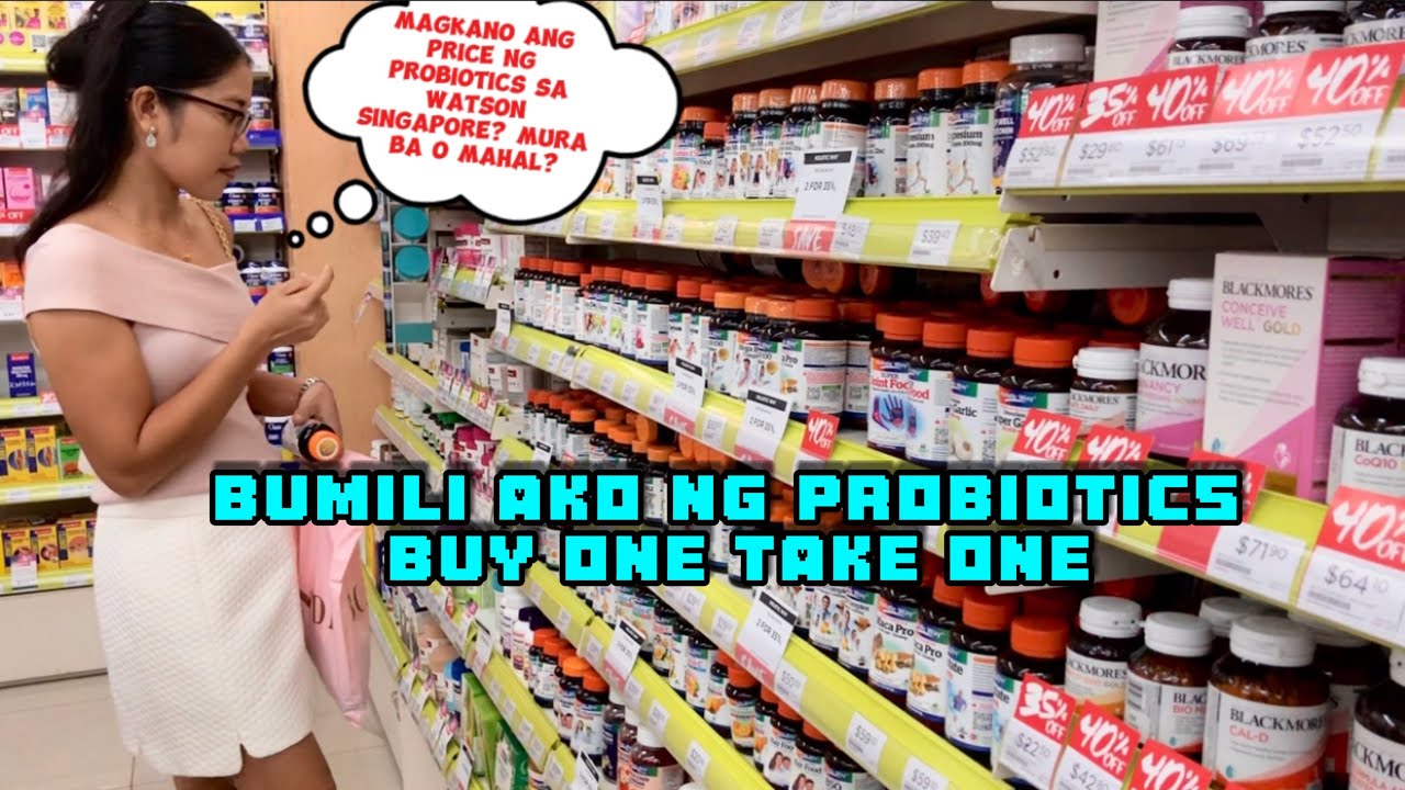 Bumili ako ng PROBIOTICS sa watson dahil umaatake ang aking gastric.