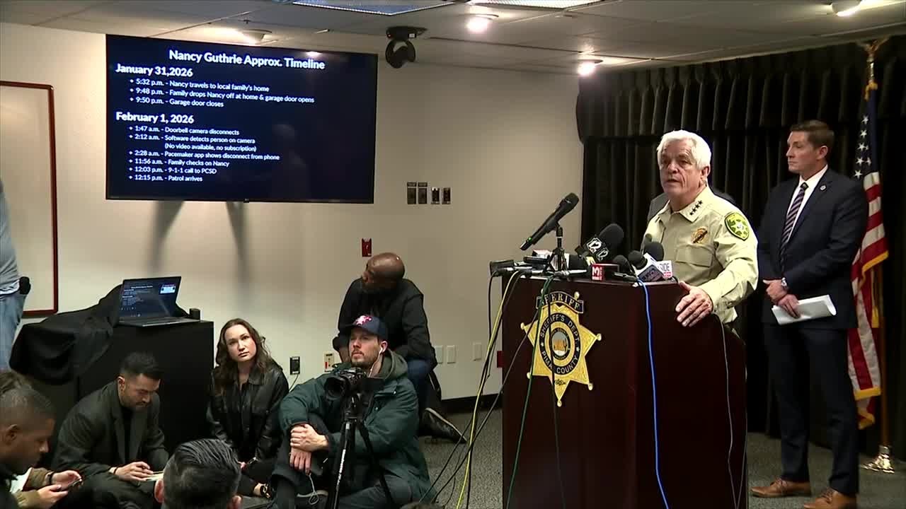 Investigators lay out updated timeline in Nancy Guthrie case