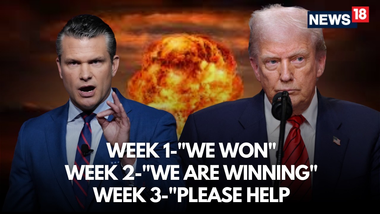 Iran War Live | Week 1: “We Won” to Week 3: “Please Help” — Trump Losing The Plot? | N18G