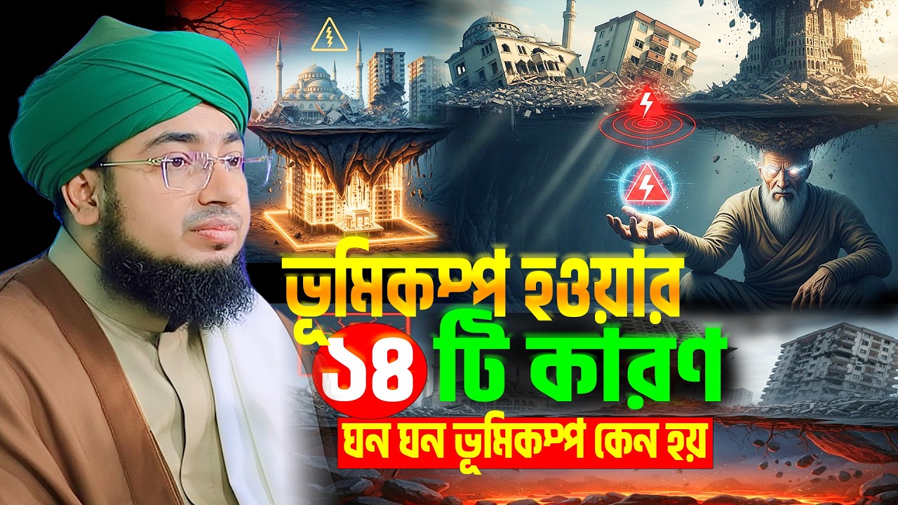 ভূমিকম্প হওয়ার ১৪ টি কারণ । বাংলাদেশে ঘন ঘন ভূমিকম্প কেনো হয় । mufti jahirul islam foridi